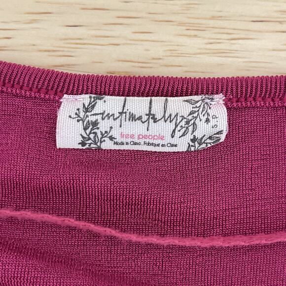 Intimately Free People Kaya Keyhole Bodysuit Rose Hypnotic Size Small Cut Out - Picture 3 of 9